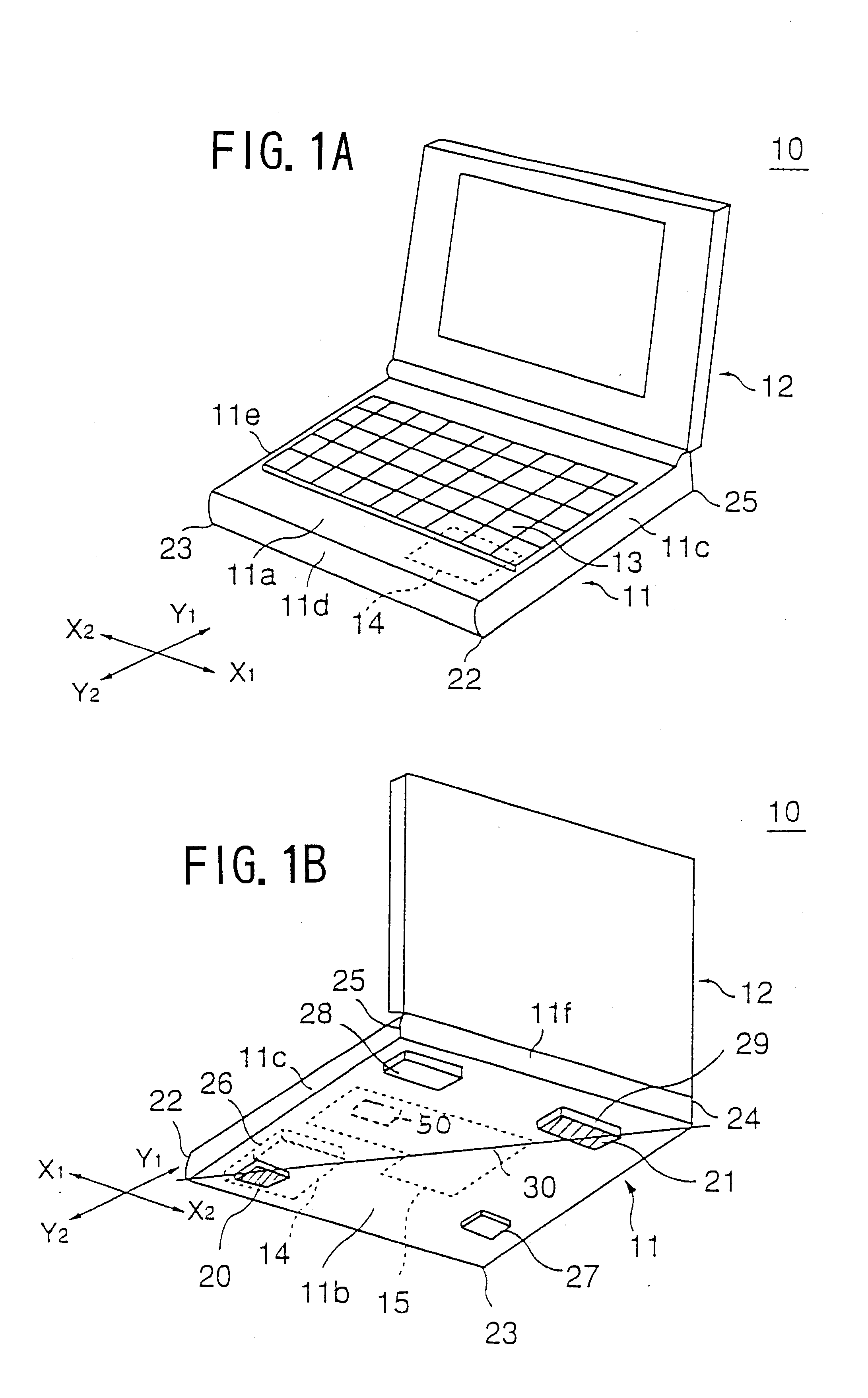 Drop detection systems for portable information processing apparatus