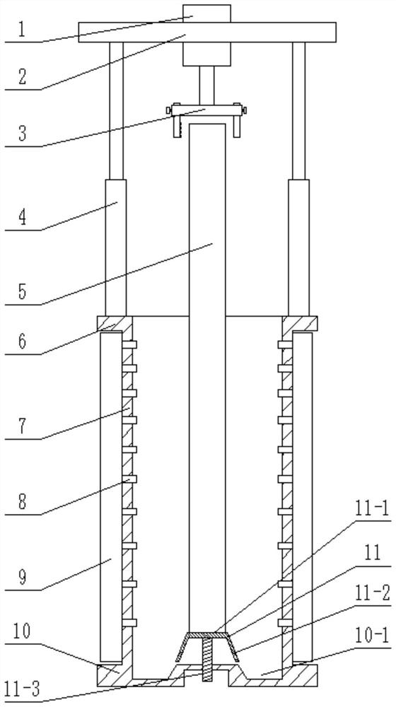 Building construction material spraying device