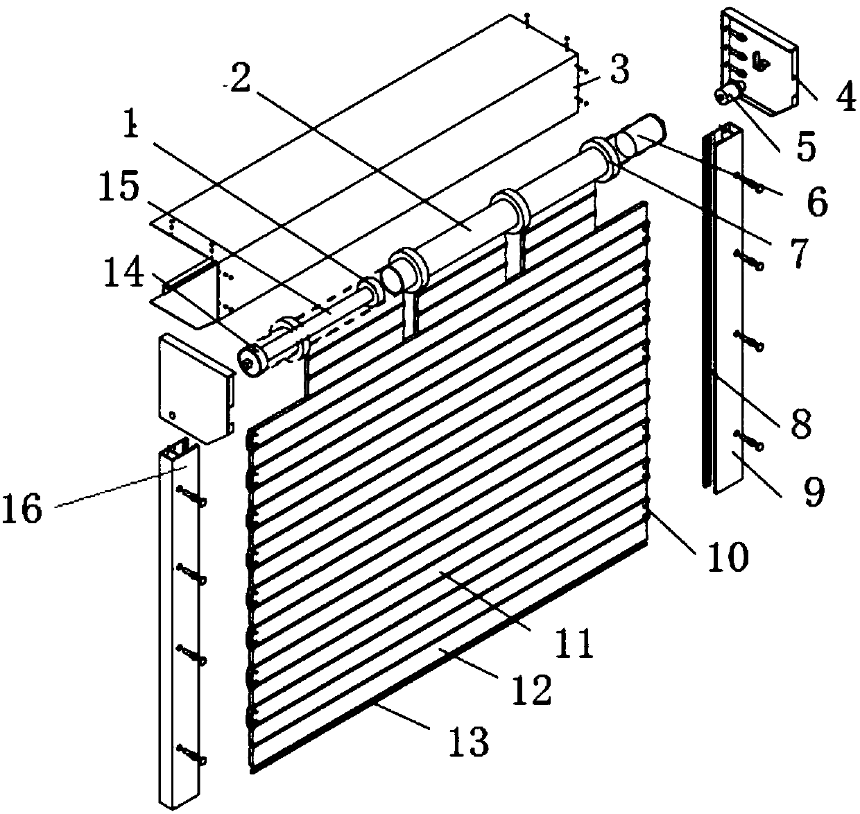 Hard automatic door provided with infrared scanning detecting device