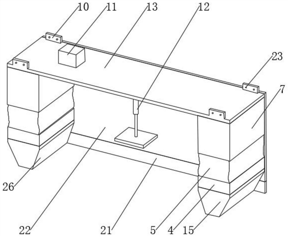 Air layer eliminating mechanism for packing food and treatment equipment based on mechanism