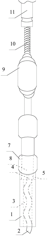 An electric water pump capable of taking water from deep layers