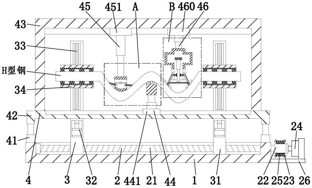 Manufacturing method of steel structure set-up profile steel connecting structure