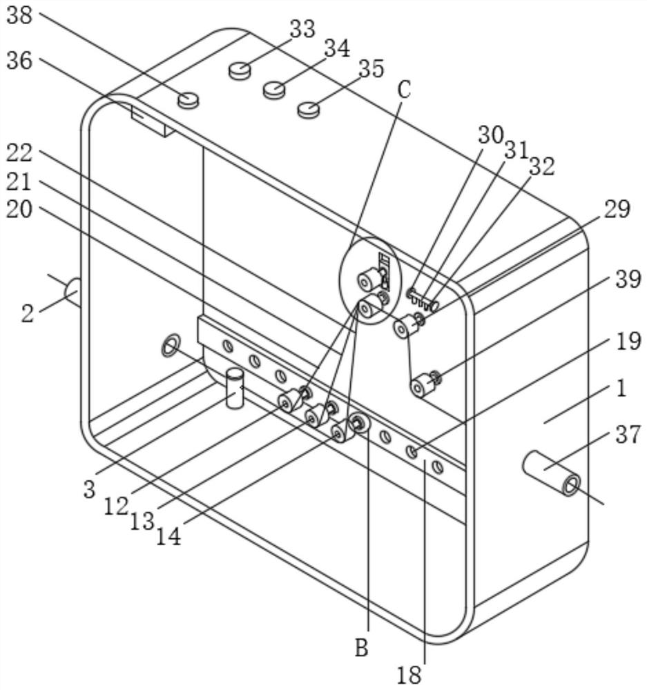 Composite fiber wrapped yarn and preparation method thereof