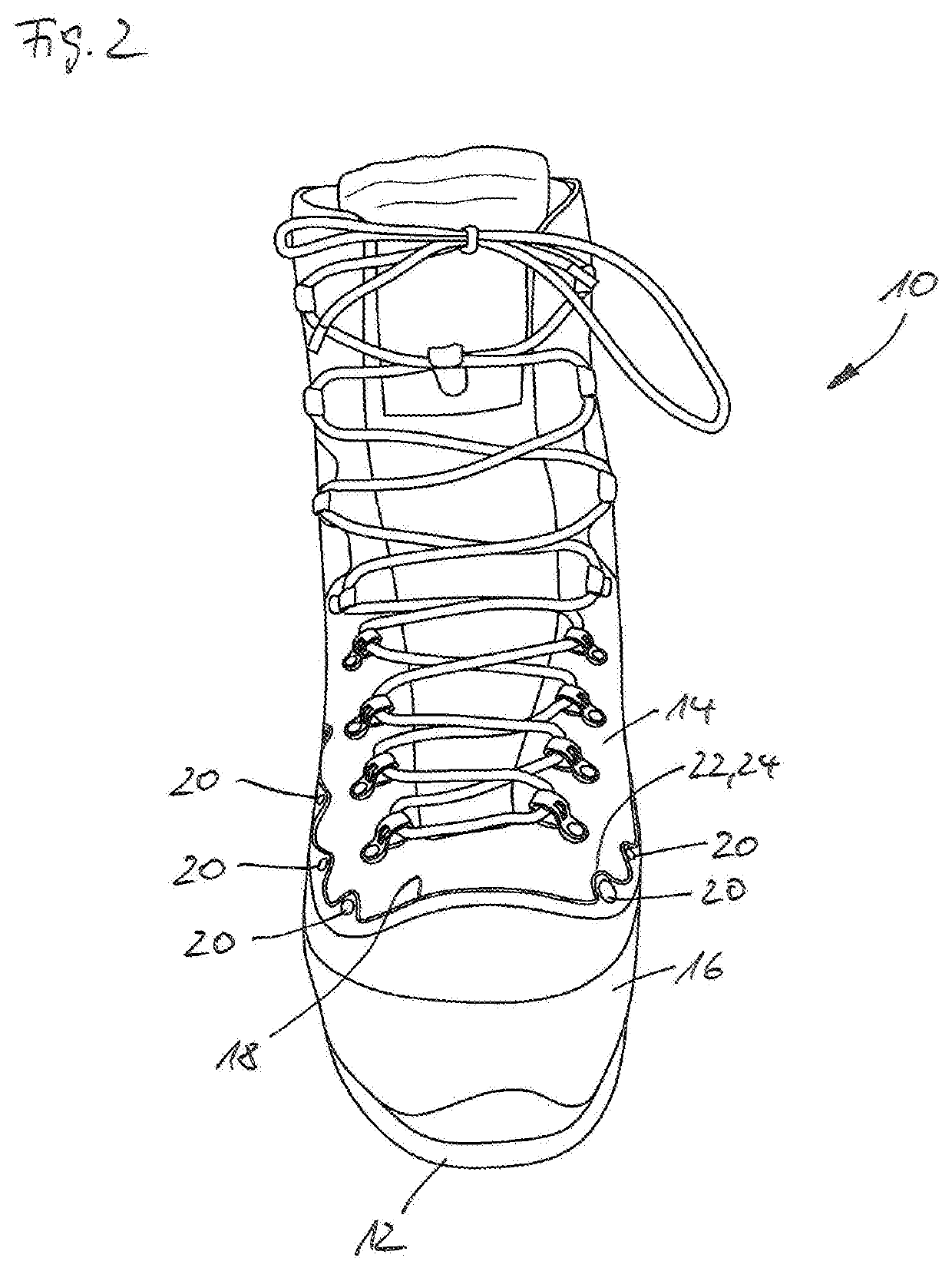 Cut-resistant safety shoe