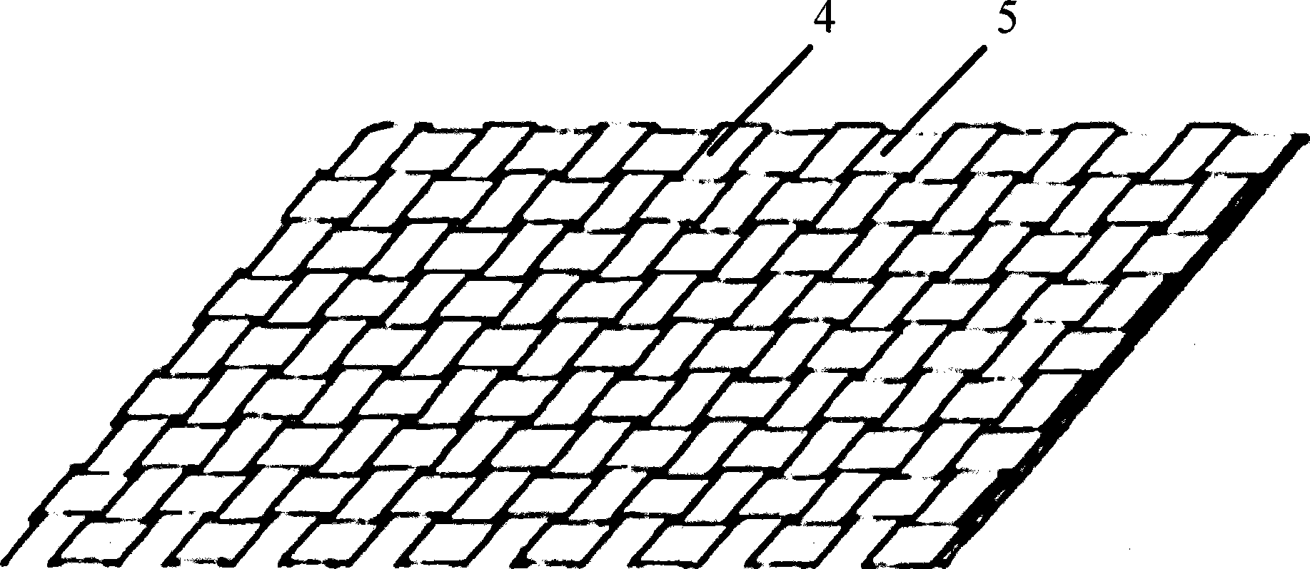 Safety band type luggage and weaving method thereof