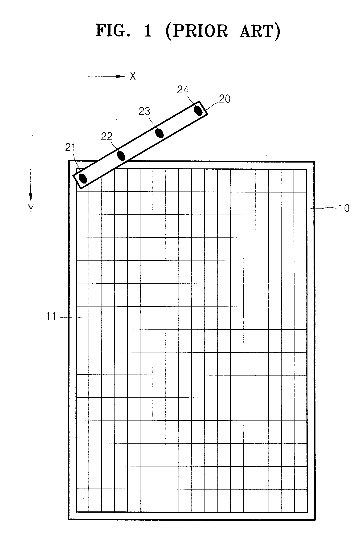 Apparatus and method of fabricating color filter using ink-jet technique