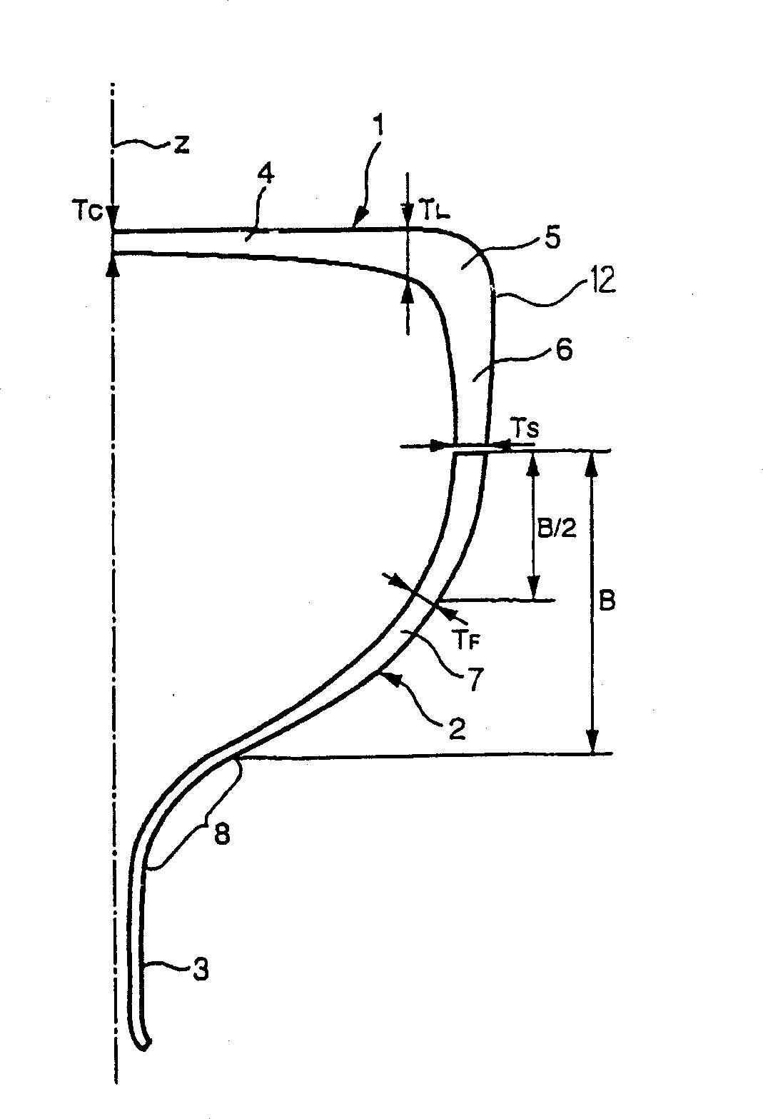 Glass bulb with cathode-ray tube and cathode-ray tube