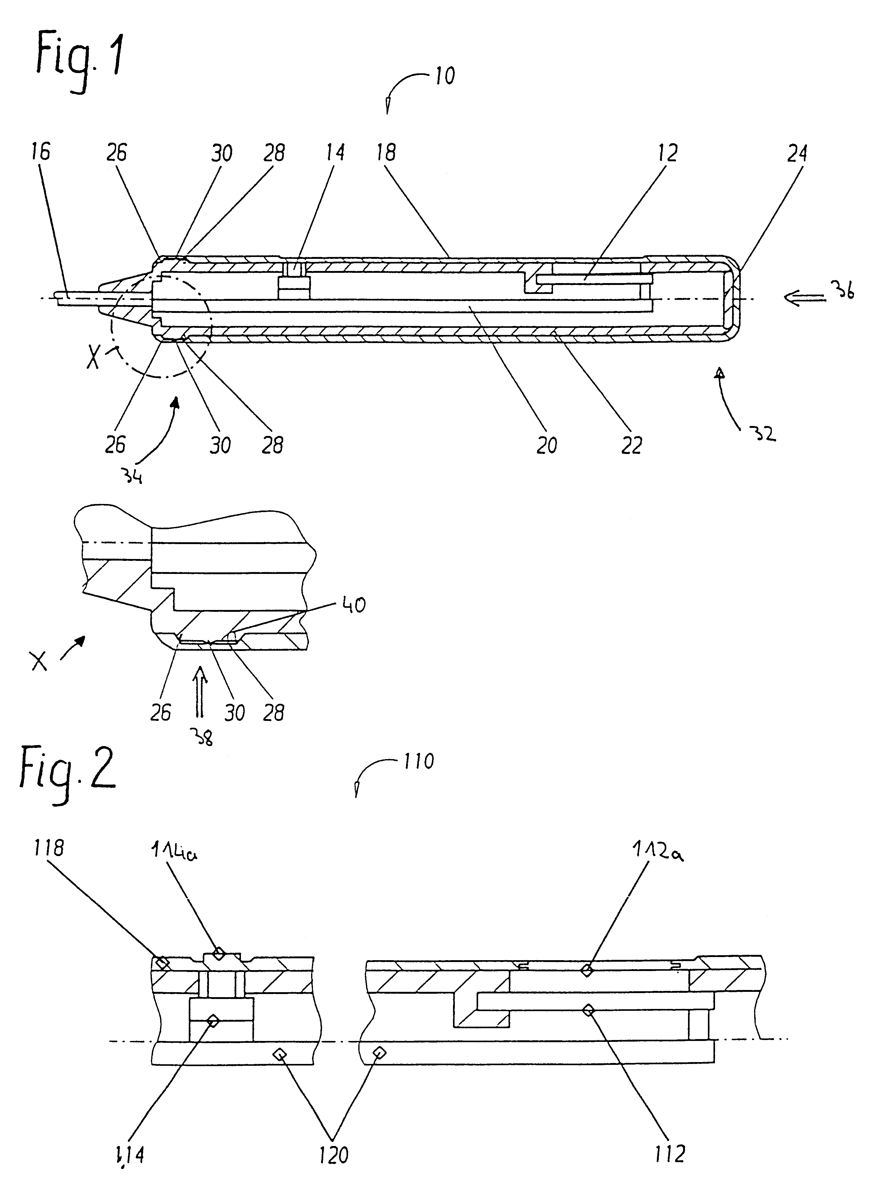 Control and display device