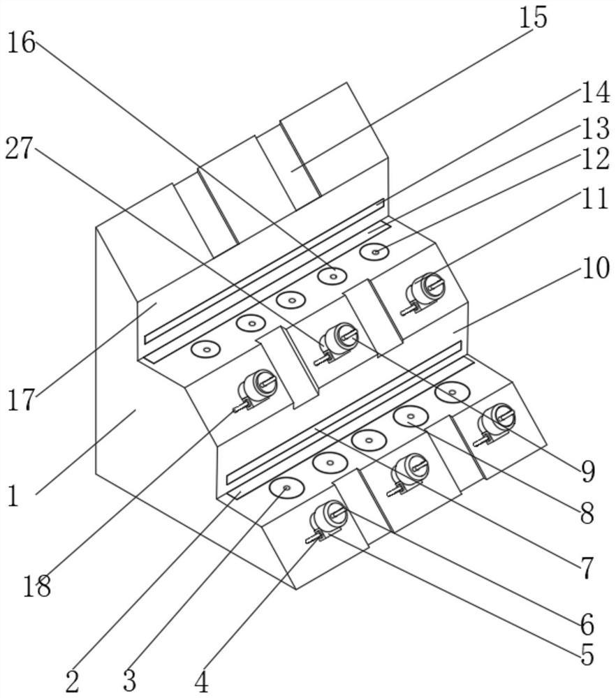 Side slope structure reinforced by anchor rods