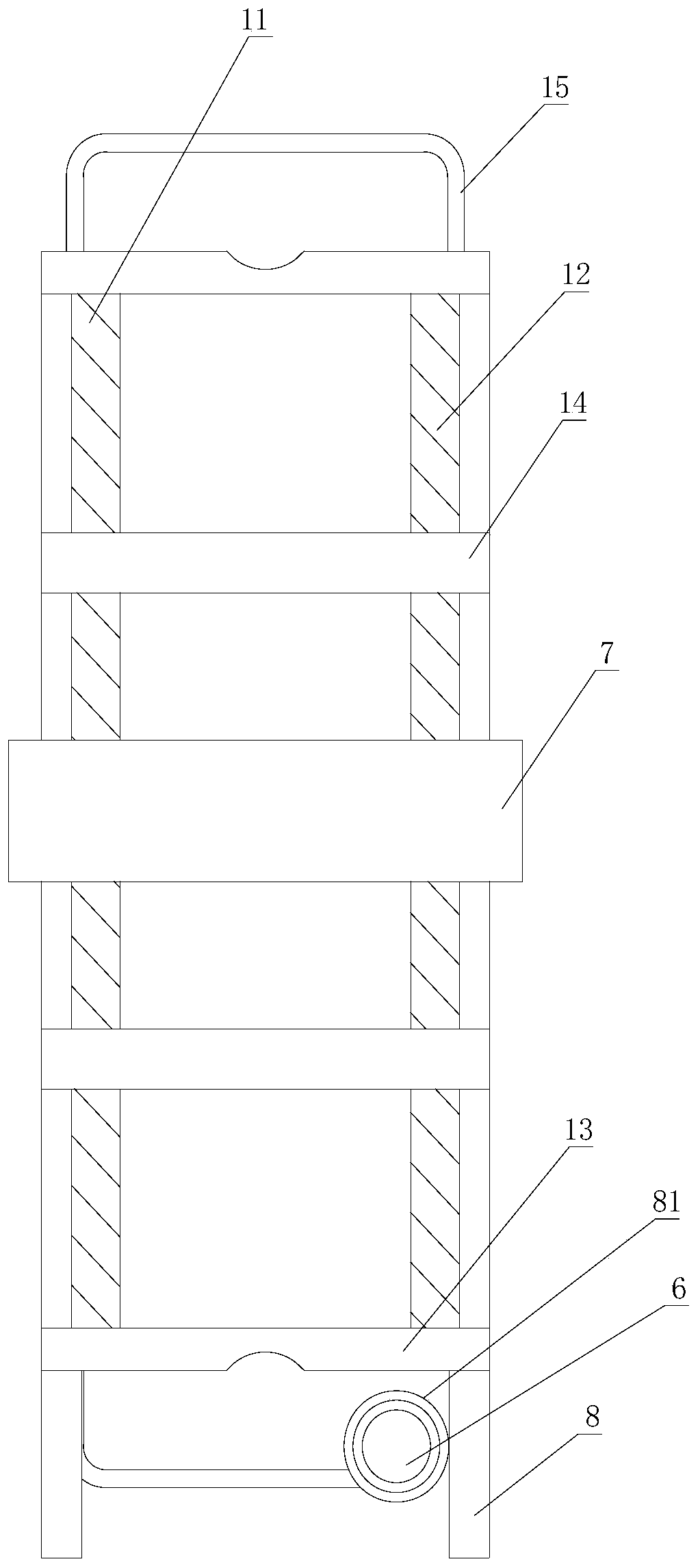 Device for tension test of strain clamp wire assembly