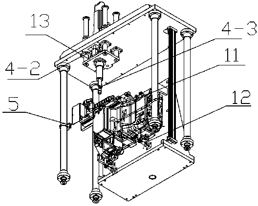 Device capable of mounting and detecting oil discharging bolt gasket of oil pan