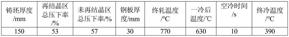 A kind of high-toughness B-containing hot-rolled low-carbon bainite steel plate and its production method