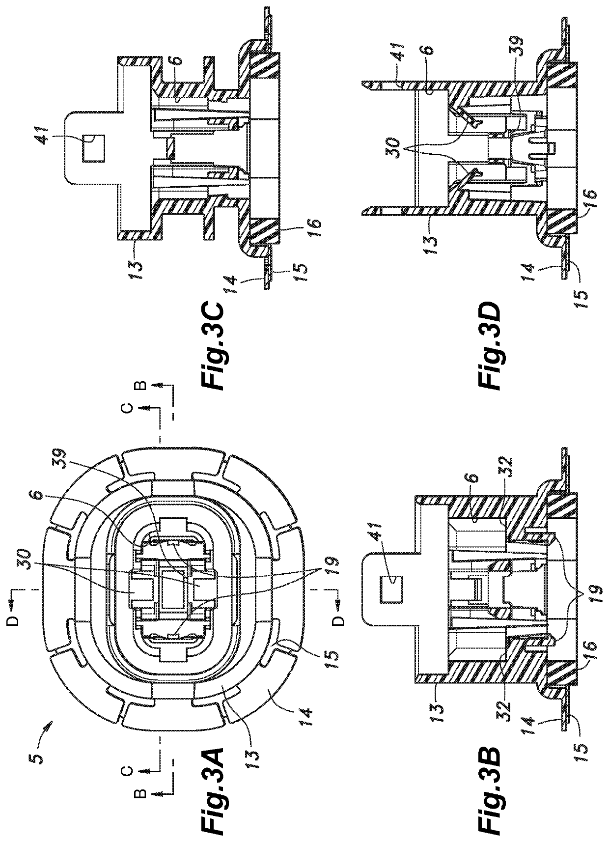 Sensor assembly and mounting method therefor