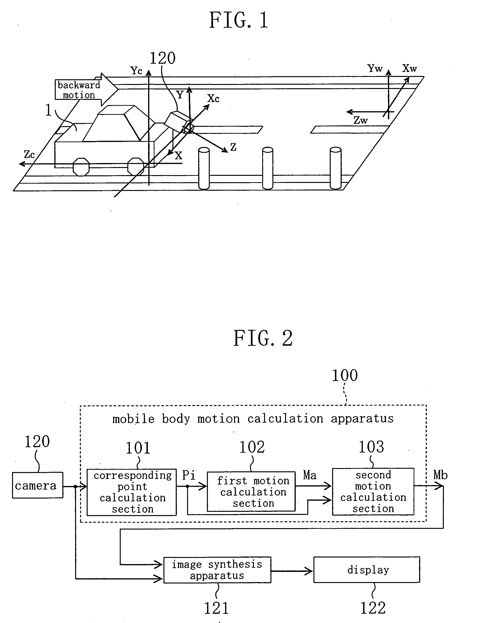 Mobile unit motion calculating method, apparatus and navigation system