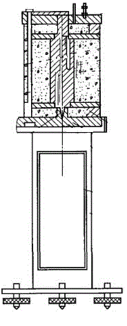 Glass softening point testing device