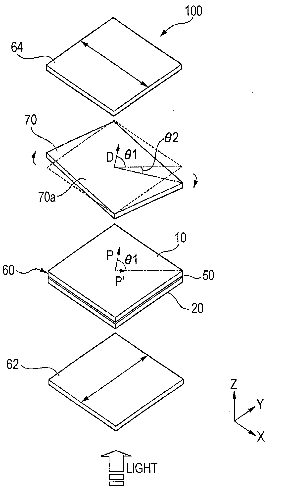 Liquid crystal device and projection display device