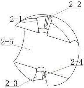 A kind of open track ball valve