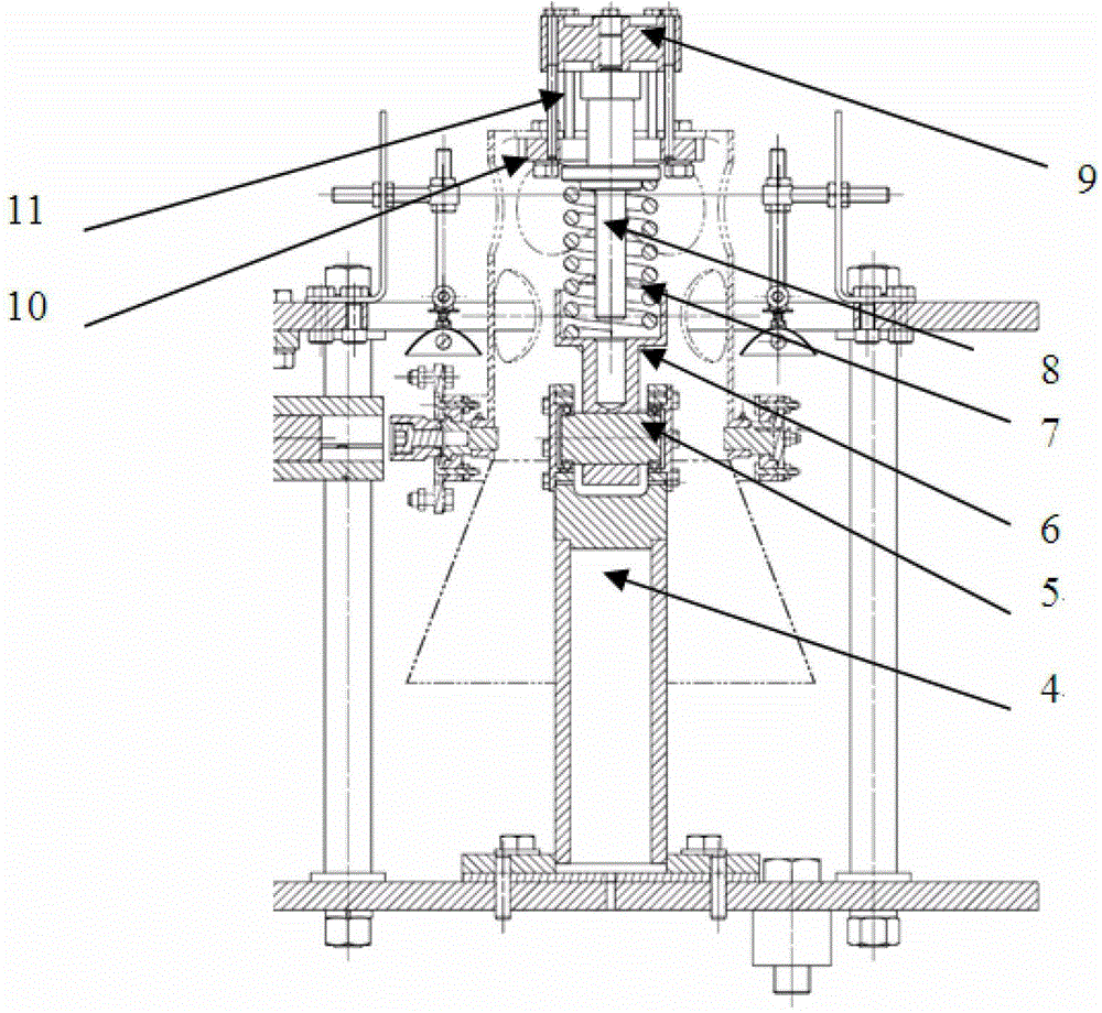 Performance testing apparatus of two-way rocking mechanism