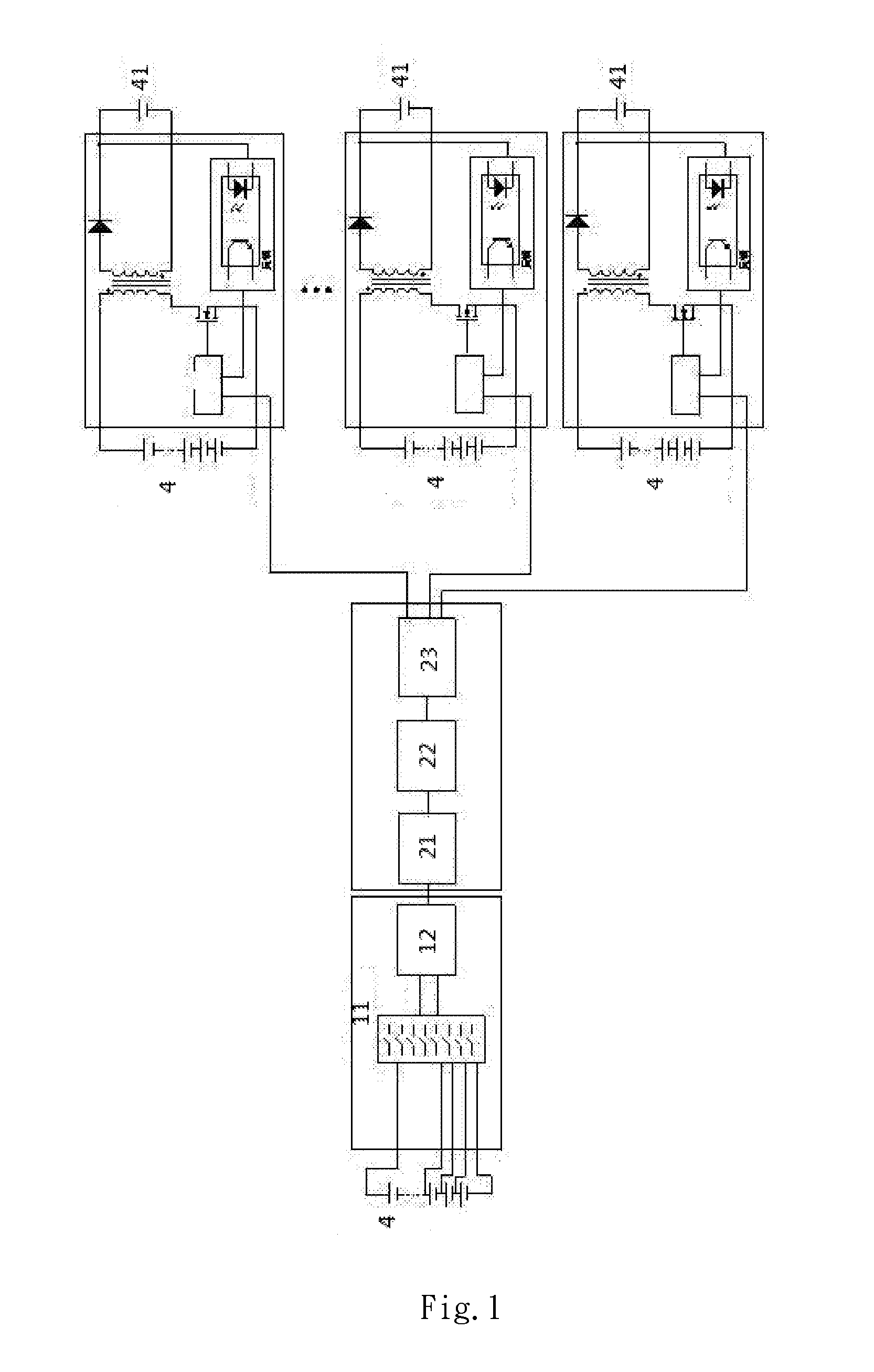 Active Charge Equilibrium System for Lithium Battery Pack