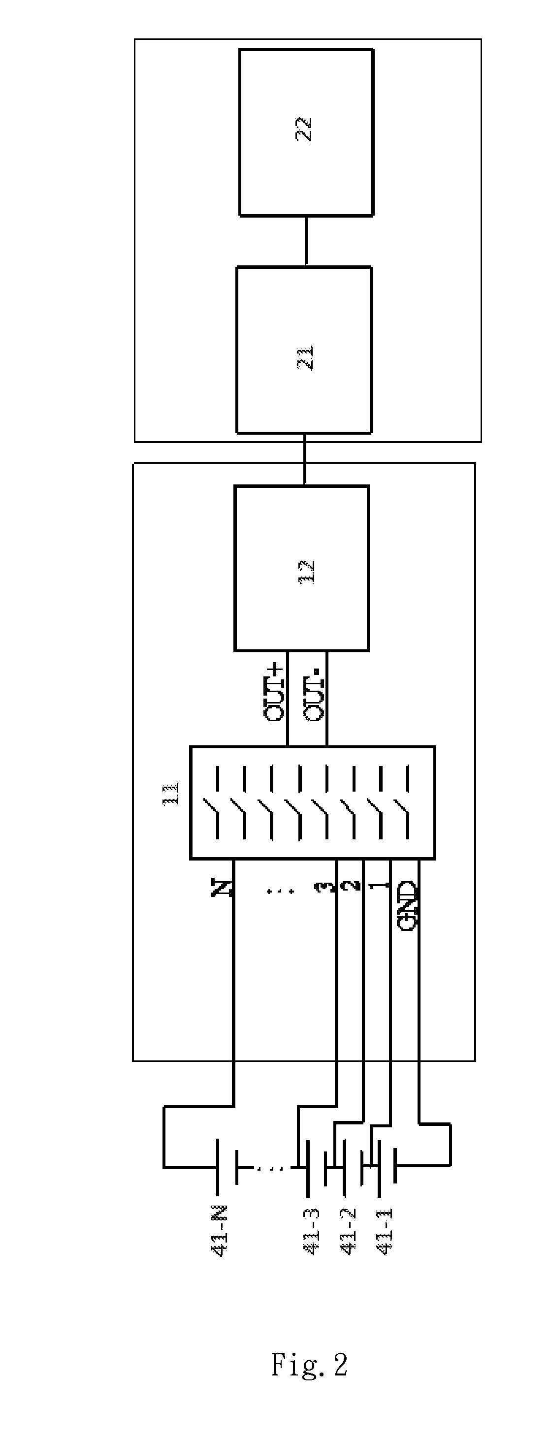 Active Charge Equilibrium System for Lithium Battery Pack