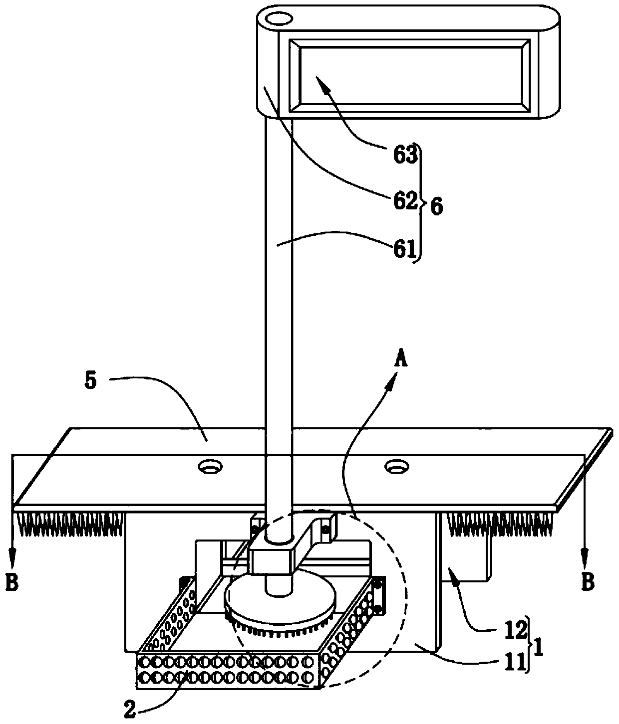 A paddy field irrigation system