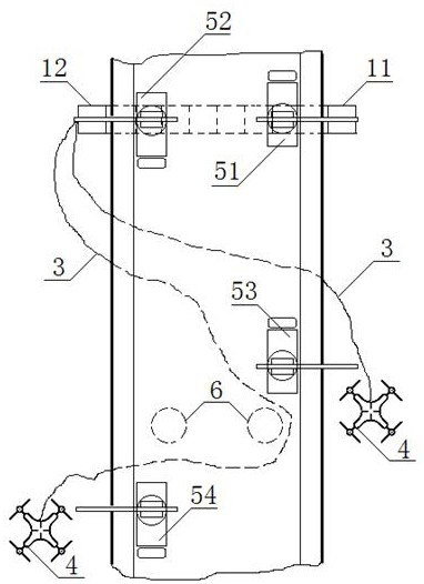 Method for bridge maintenance vehicle and maintenance platform avoiding bridge piers