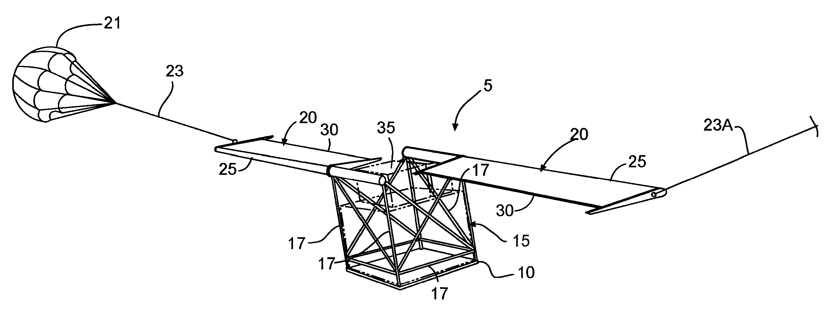 Rotating air cargo delivery system and method of construction