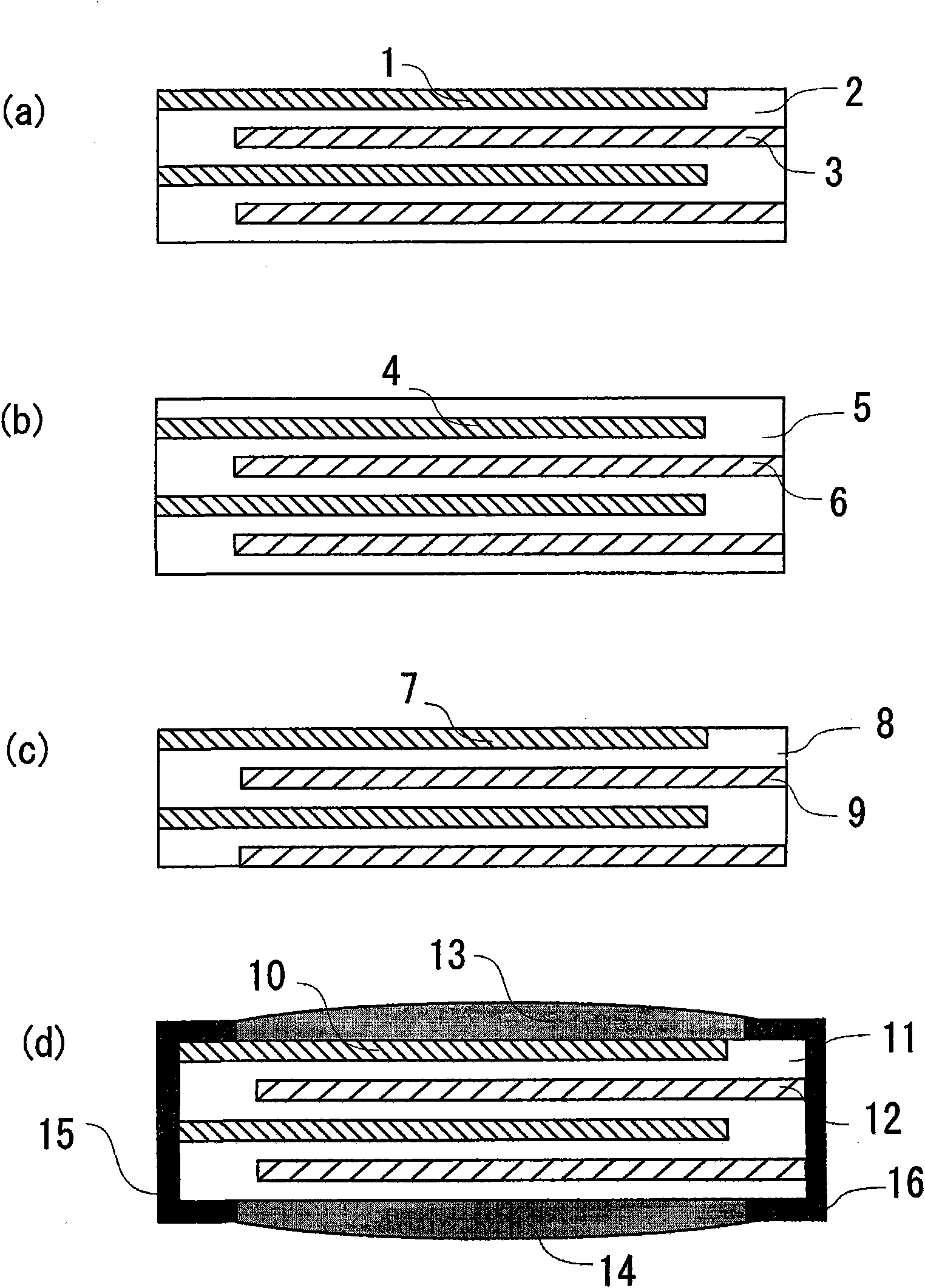 Lithium ion rechargeable battery and process for poducing the rechargeable battery