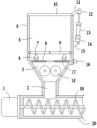 Extrusion molding device for optical cable production line