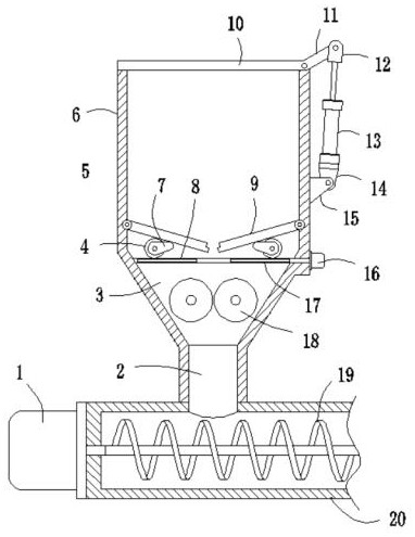 Extrusion molding device for optical cable production line