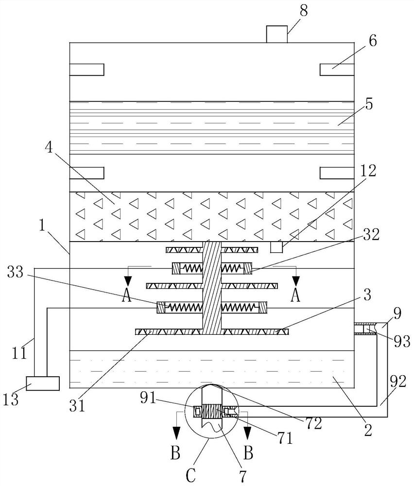 A photocatalytic and biological bed compound vocs purification equipment