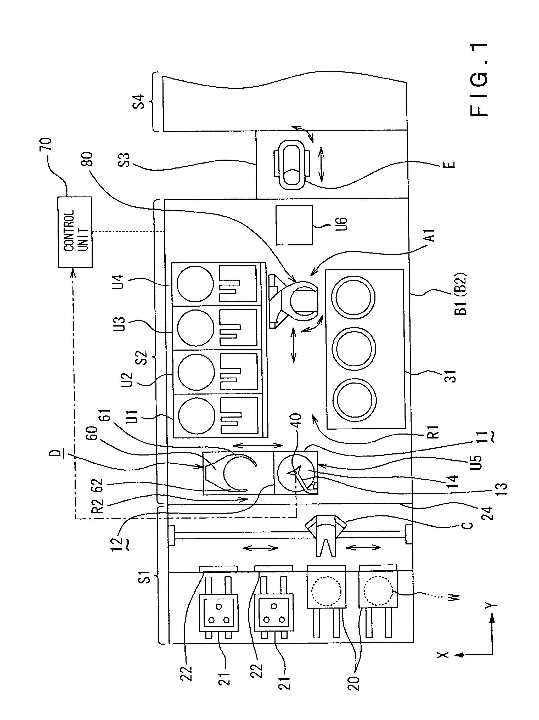 Substrate carrying and processing apparatus