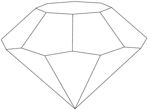 Method for chemical plating of silver-tungsten alloy to crystal pavilion part