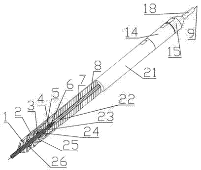 Special optical cable connection device for oil field