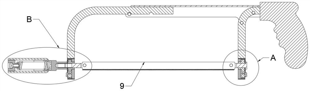 360-degree constant-value torsion saw bow