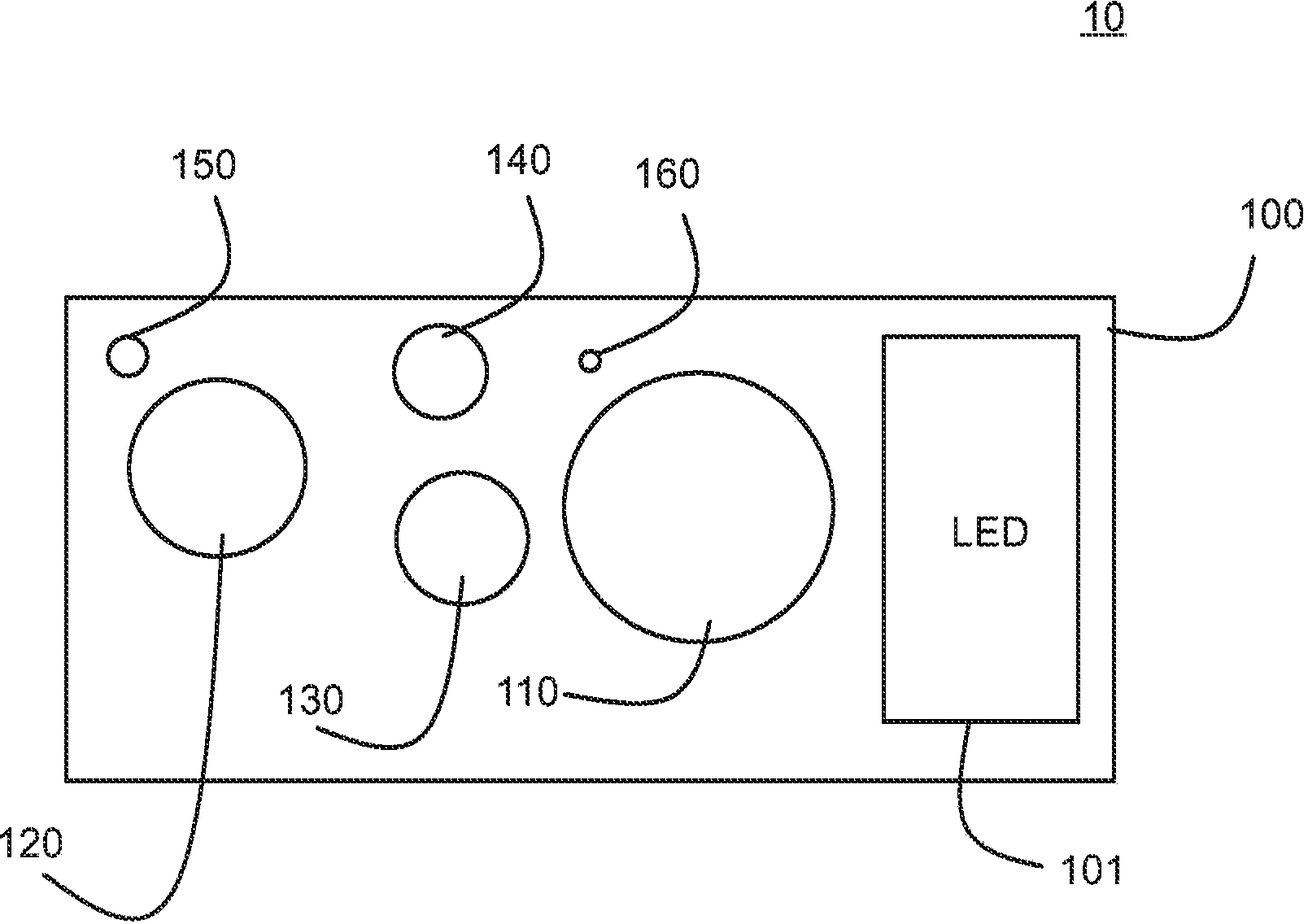 Plant illumination device and method for dark growth chambers