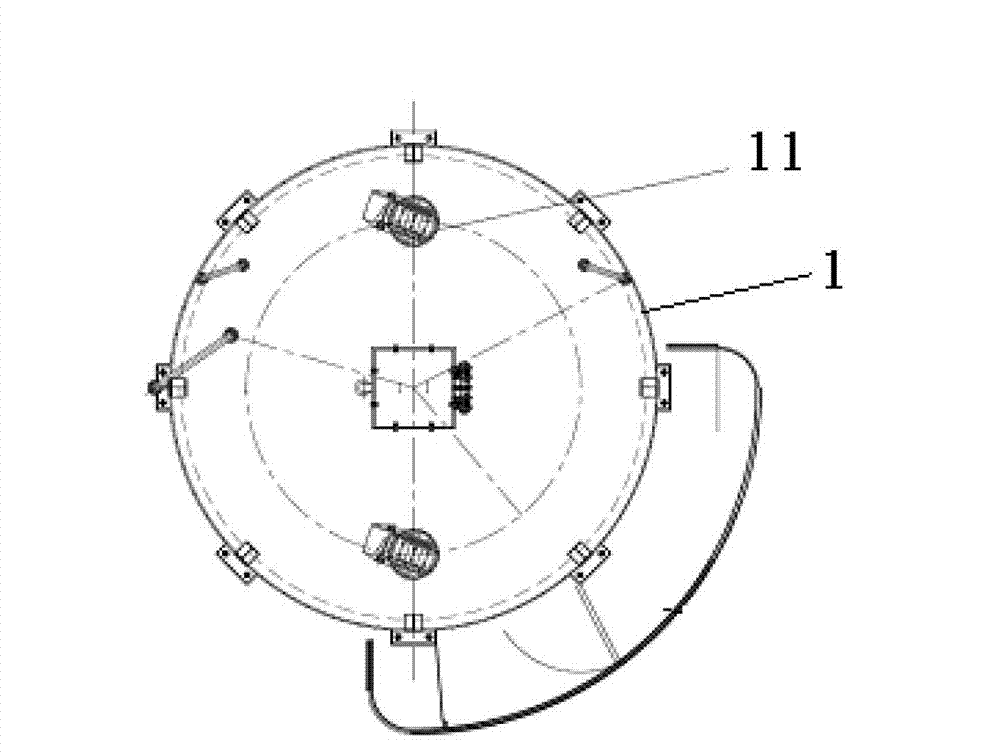 Combined pulverized coal storage and supplying device
