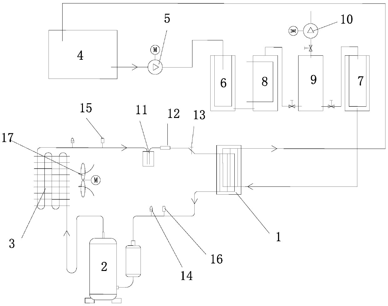 Oil in-place integrated treatment device