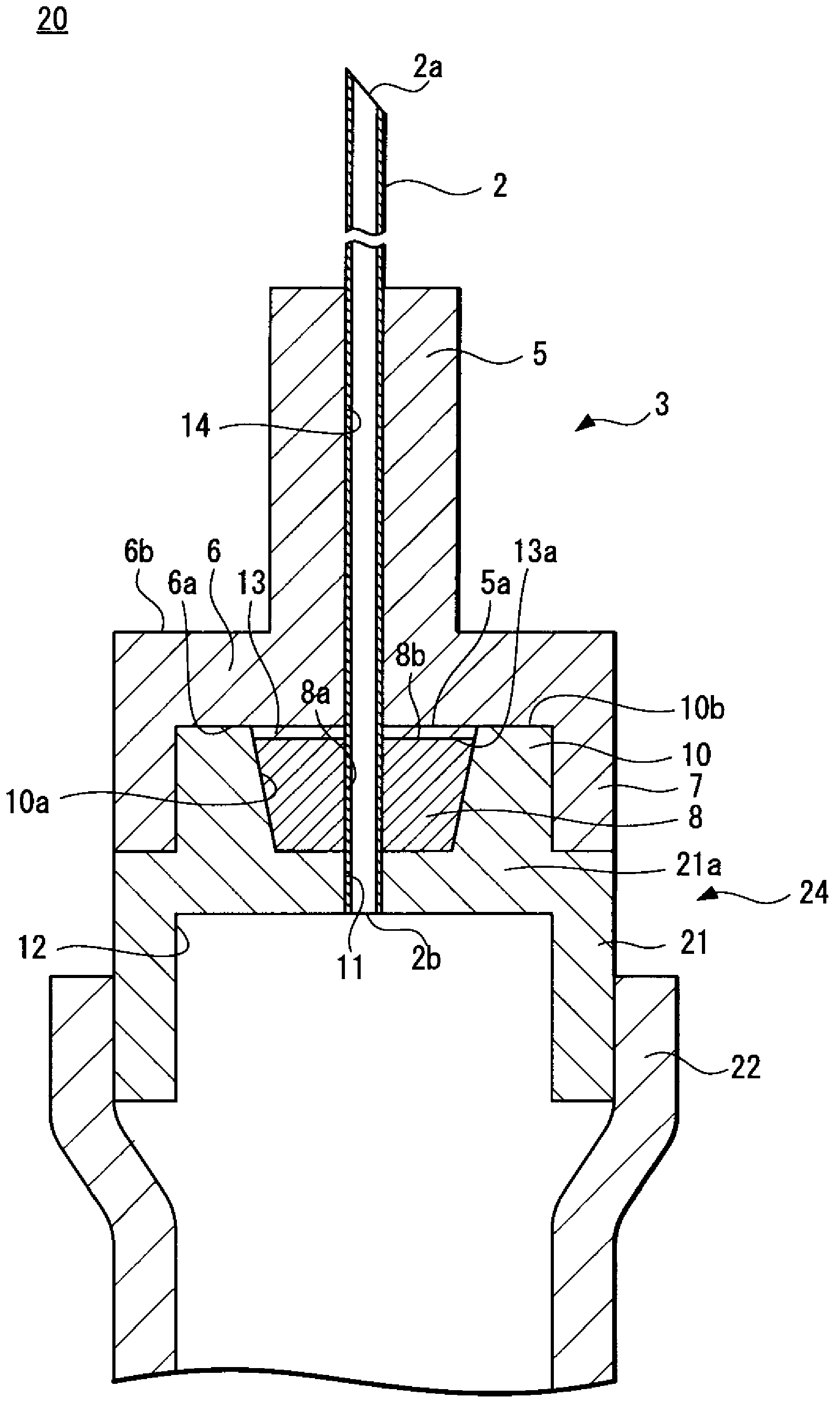 Medical instrument with attached needle