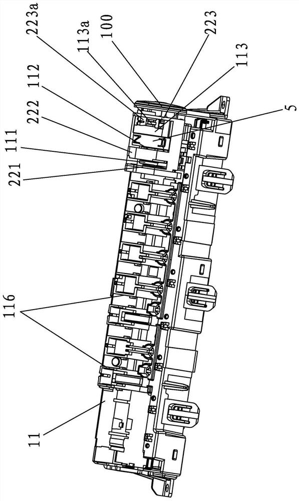 Automobile gear shifting operation switch