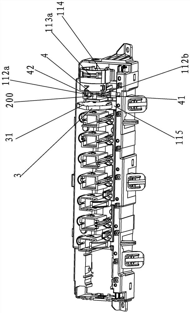 Automobile gear shifting operation switch