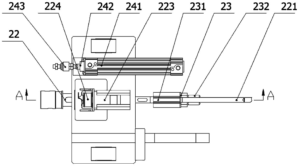 Bag rolling device and method for bagged product packaging line