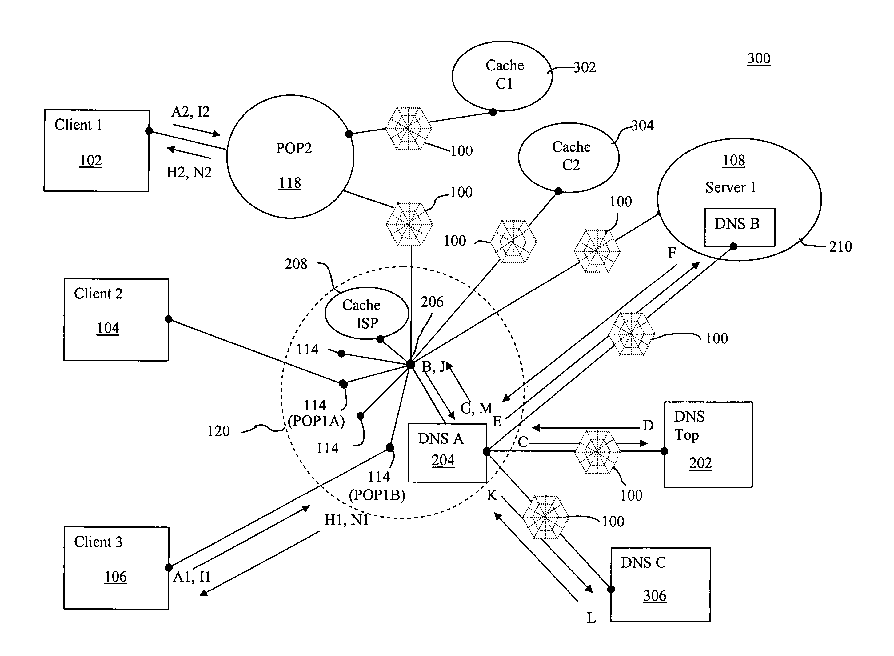 Apparatus and method for virtual edge placement of web sites