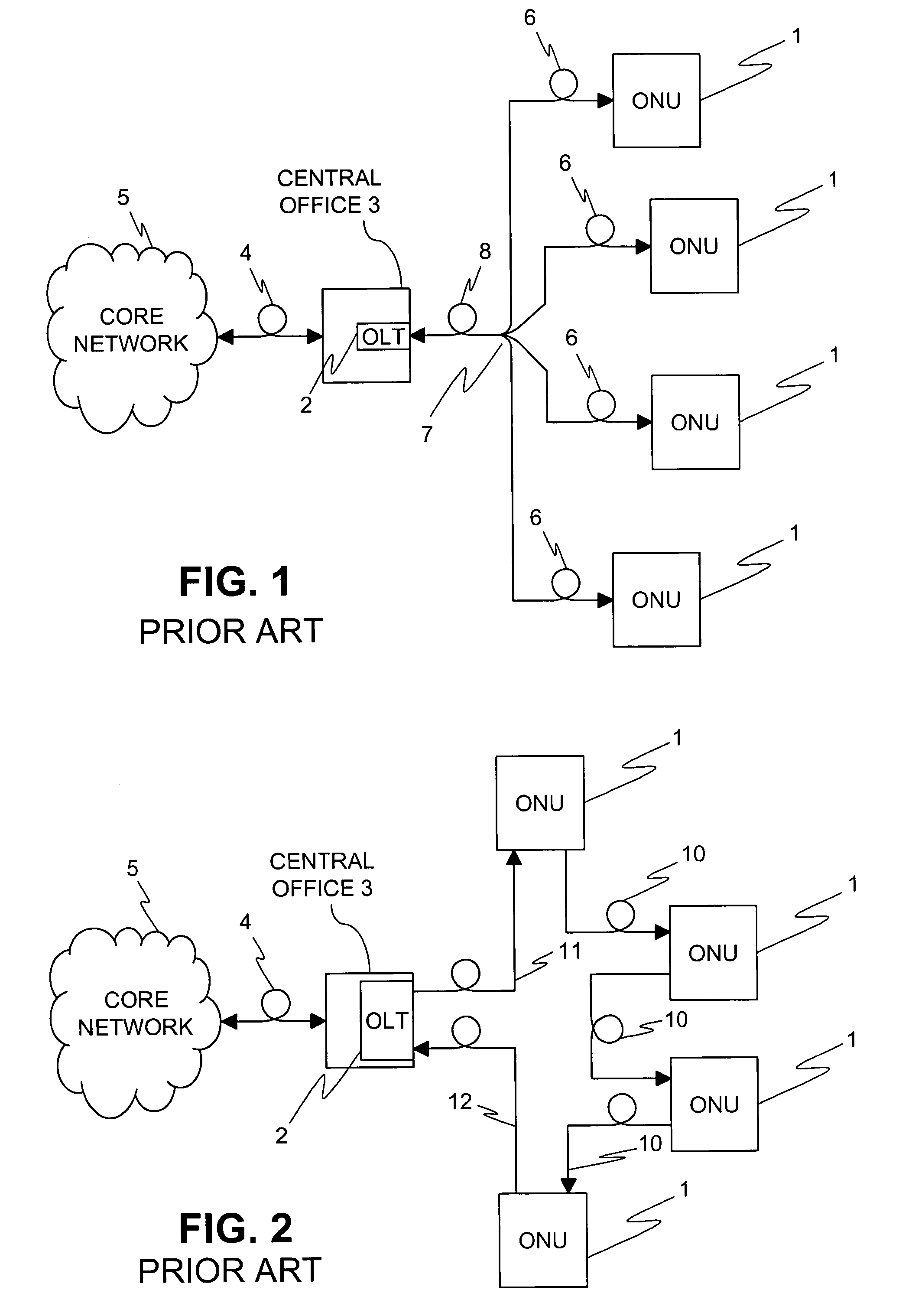 System and method for a protected optical access ring network
