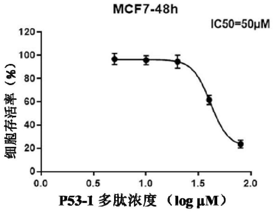 Polypeptide for inhibiting tumor activity and application of polypeptide