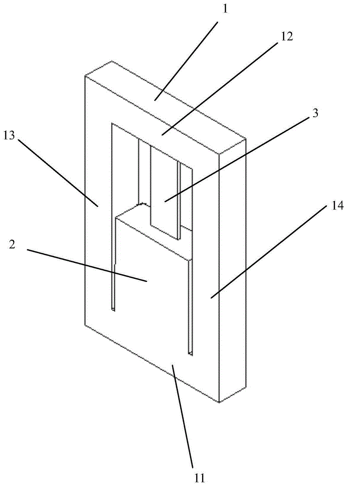 A simple-component strain amplification structure