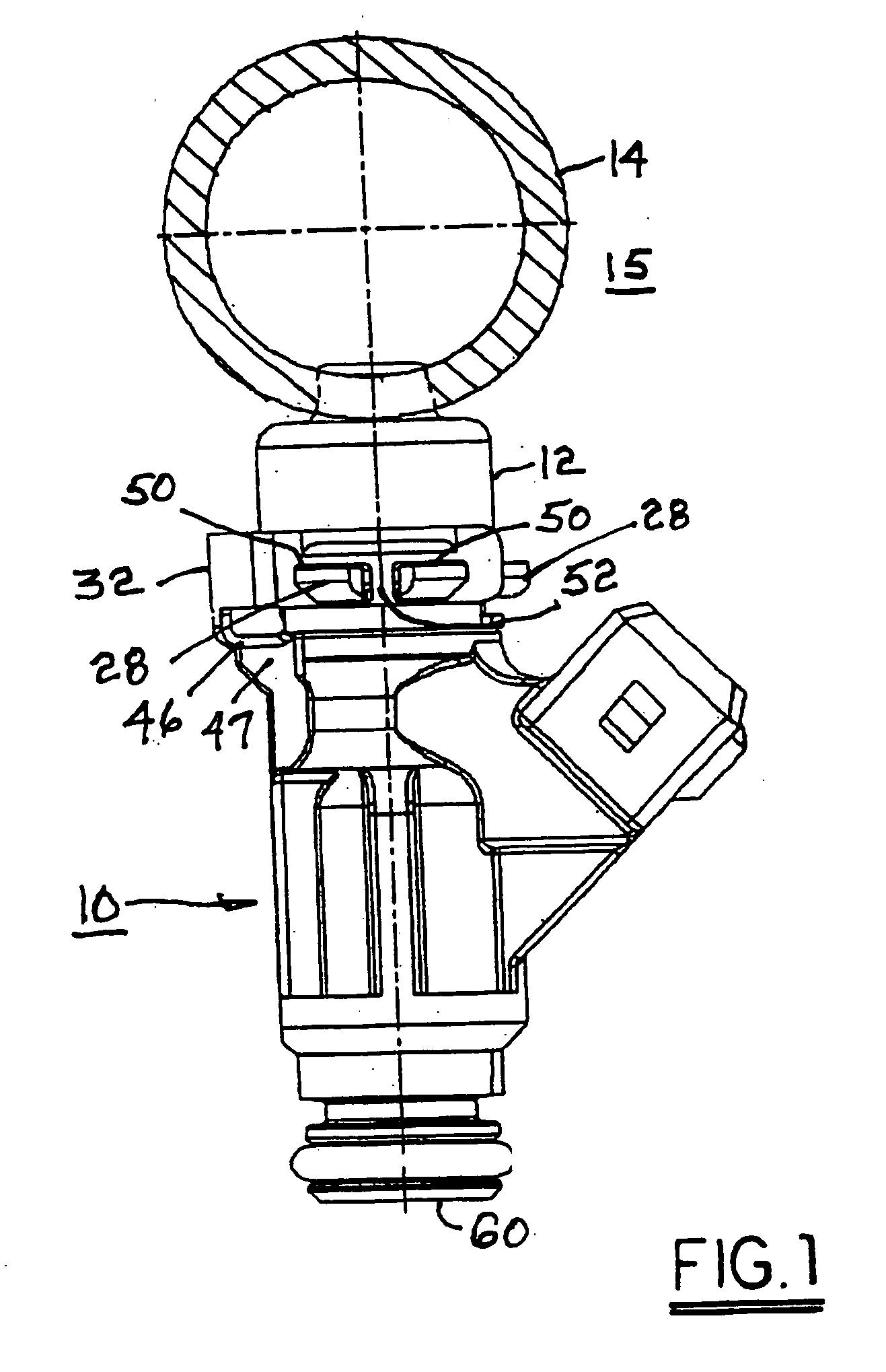 Anti-rotation fuel injector clip