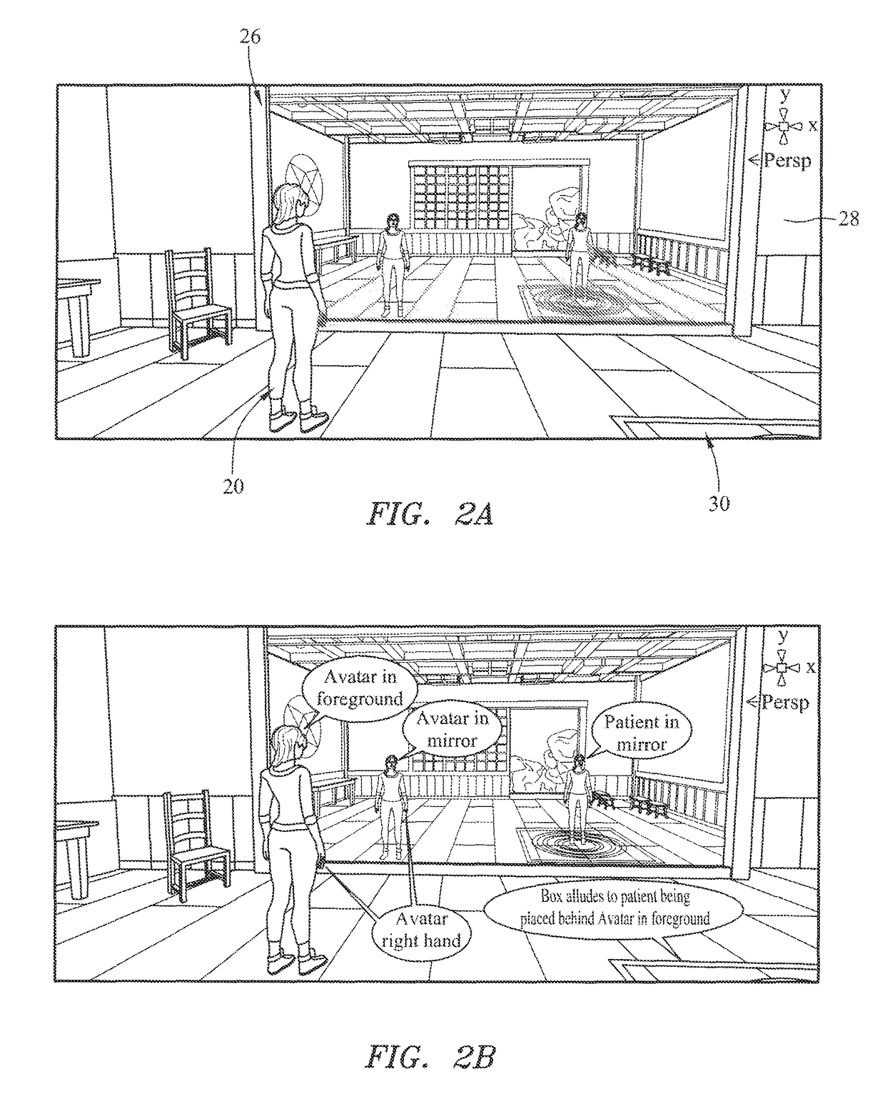 Methods for teaching and instructing in a virtual world including multiple views