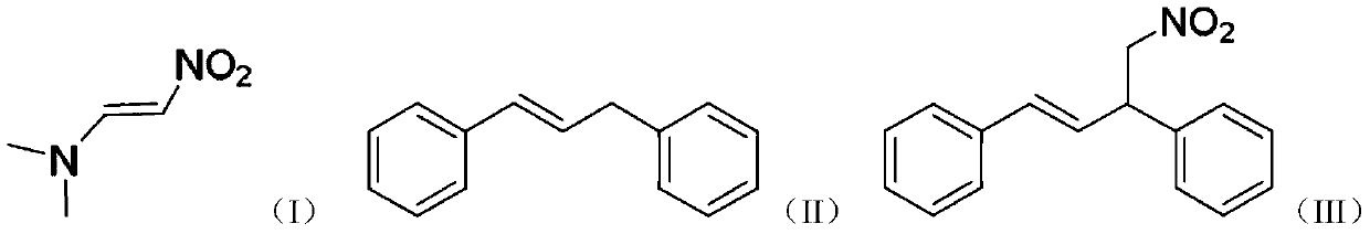 Method for preparing (E)-1, 3-diphenyl-4-nitro-1-butene