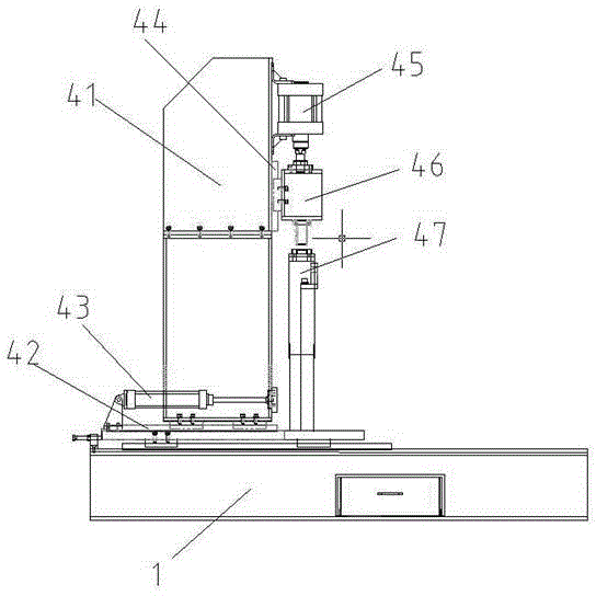 Composite punching equipment of inner lining of refrigerator